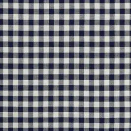 Hooded Towel Navy Gingham (Boy)