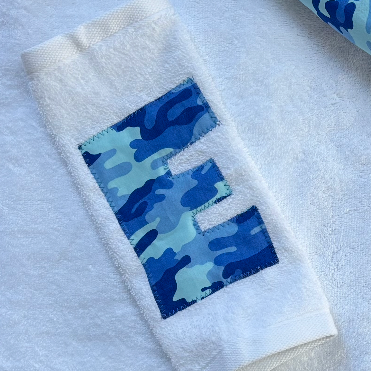 Hooded Towel Blue Camo (Boy)