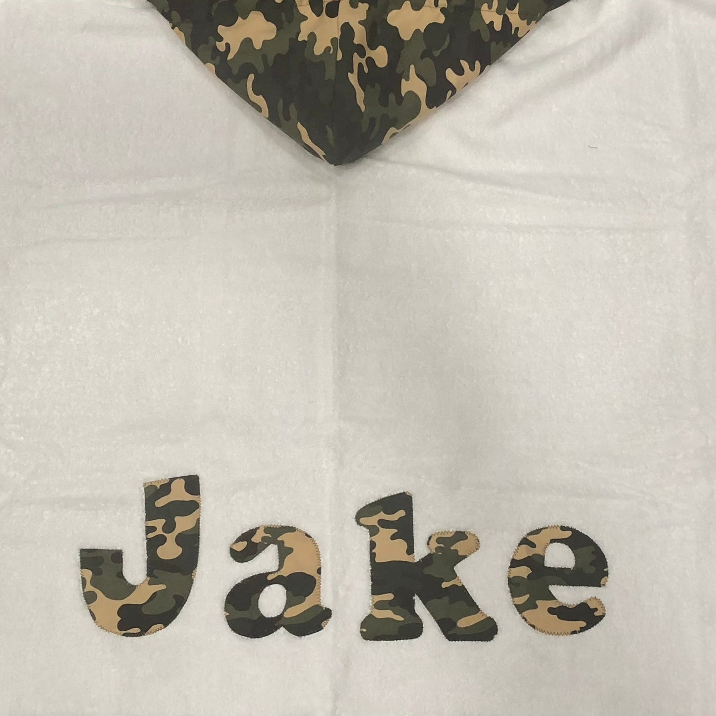 Hooded Towel Green Camo (Boy)