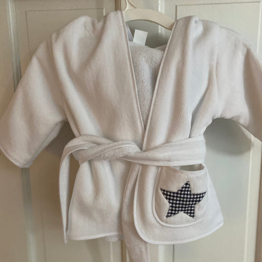 Robes (Boy) - Navy Gingham
