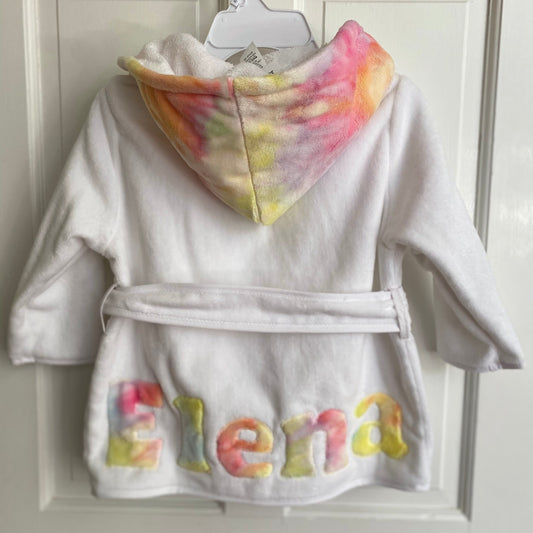 Robes (Girl)-Pastel Tie Dye Minky