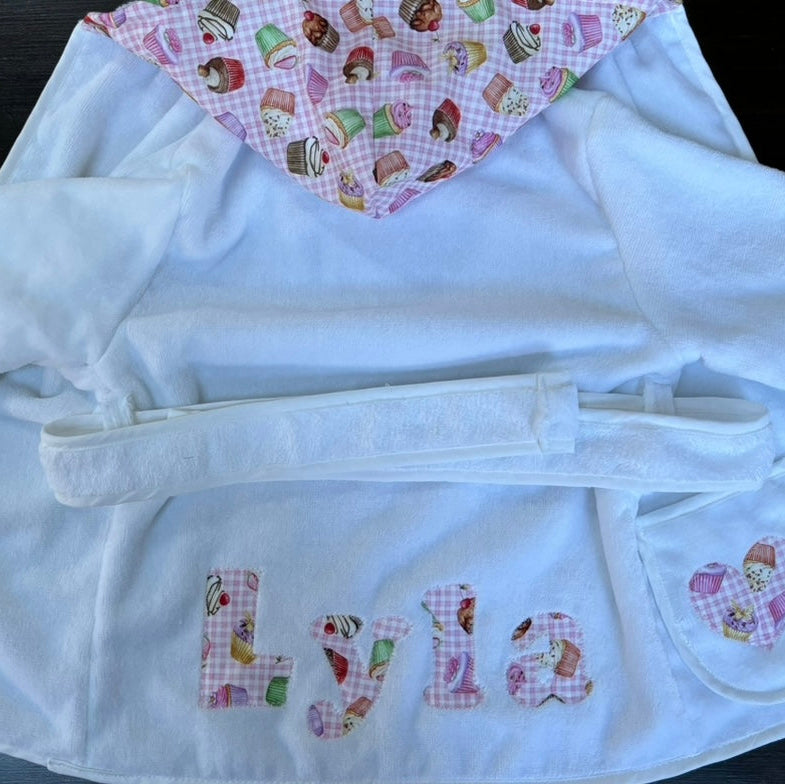 Robes (Girl)- Gingham Cupcakes