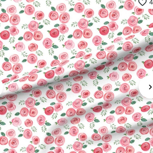 Tote Bag- Watercolor Roses (Girl)