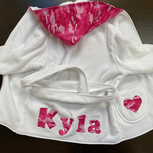 Robes (Girl)-Pink Camo