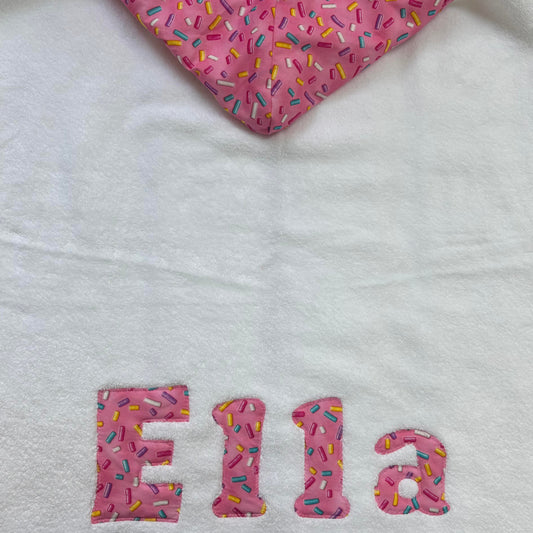 Hooded Towel Sprinkles (Girl)